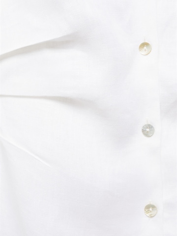 MANGO Shirt Dress 'BELEN' in White