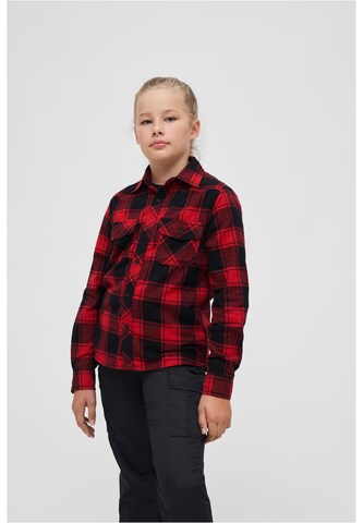 Regular fit Camicia di Brandit in rosso: frontale