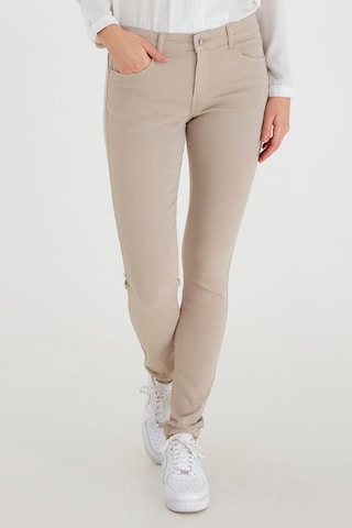 b.young Skinny Jeans 'Lola Luni' in Bruin: voorkant