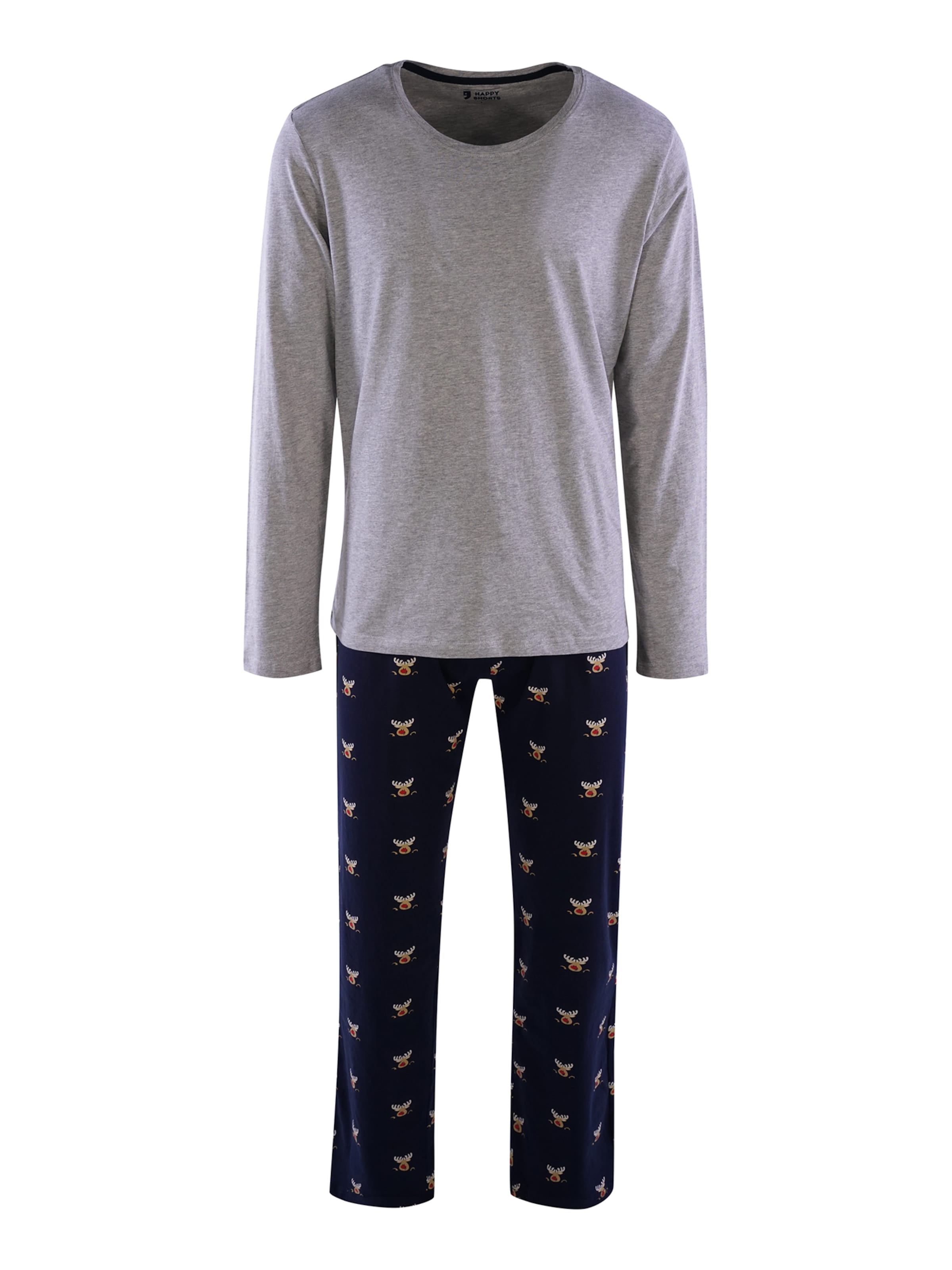 Happy Shorts - Pijama largo ' Cozy Christmas ' en Mezcla de colores: frente