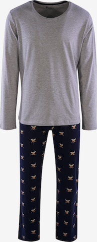 Happy Shorts Long Pajamas ' Cozy Christmas ' in Mixed colors: front