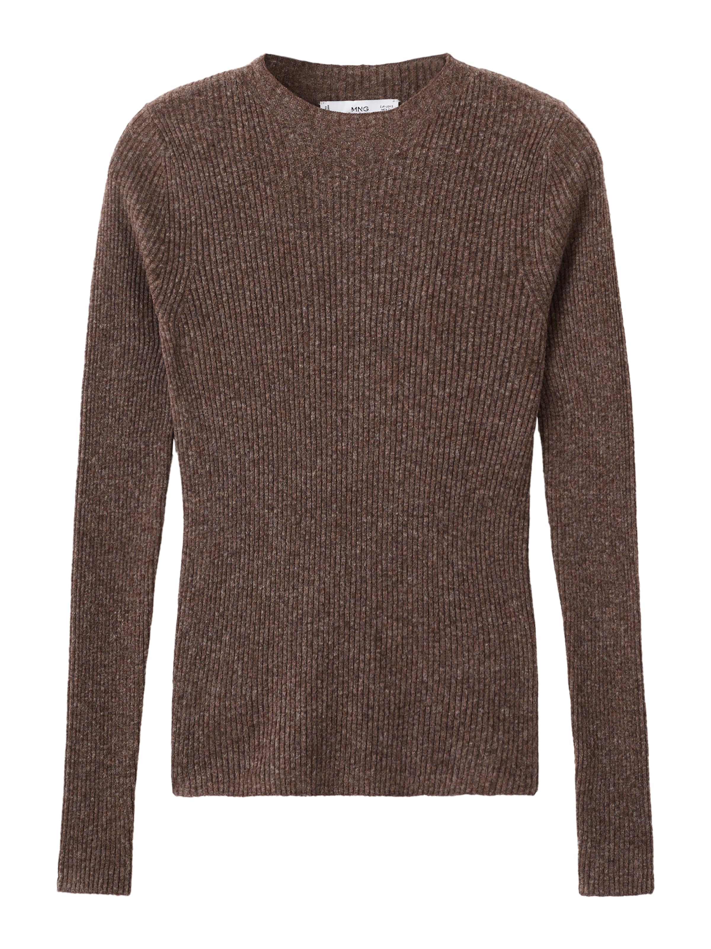 MANGO Sweter &#x27;Agustina&#x27; w kolorze brązowy: przód