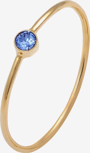 ELLI Ring in blau / gold, Produktansicht