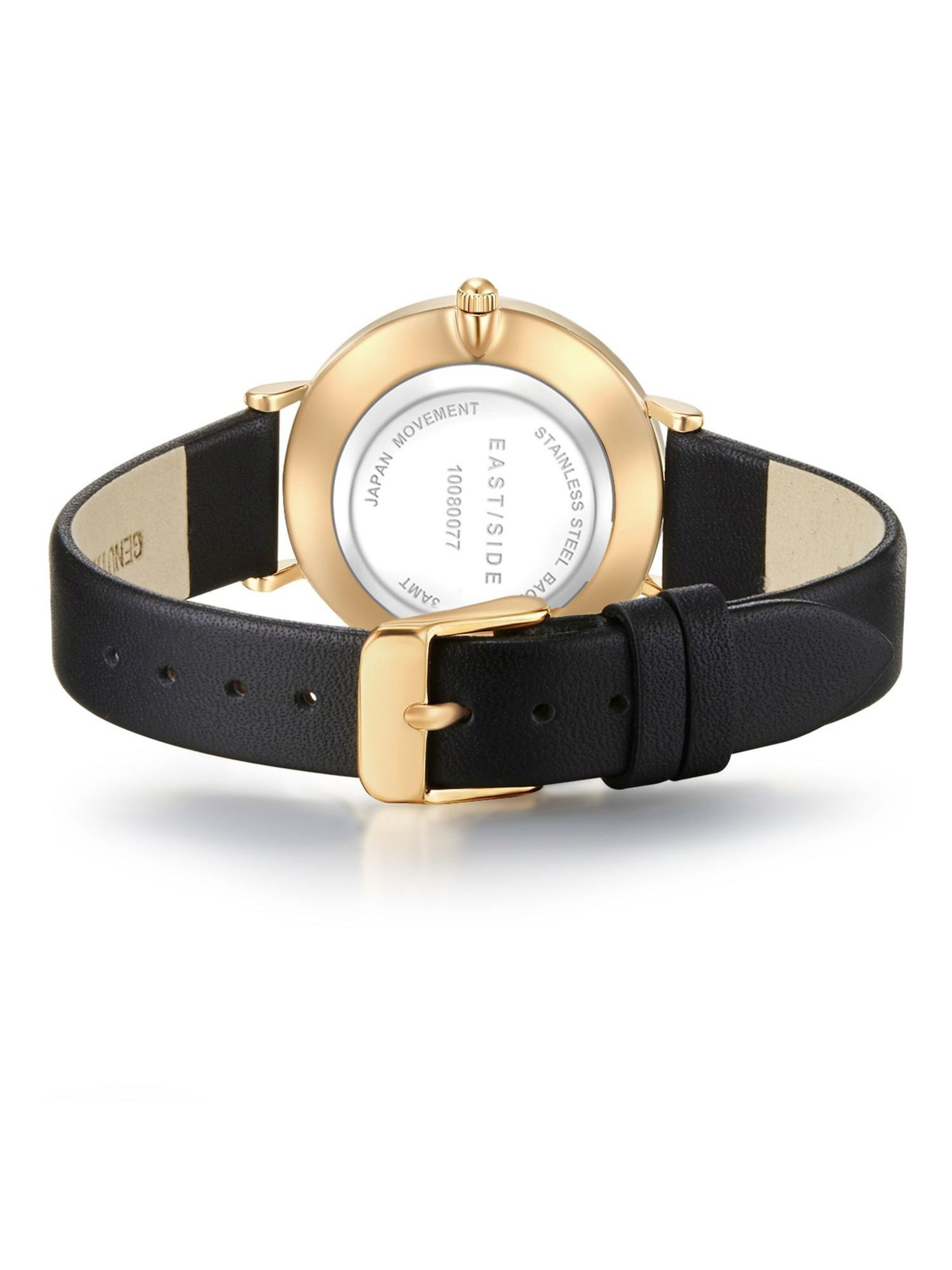 Eastside Analoguhr in Schwarz