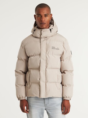 Veste d’hiver CHASIN' en beige : devant