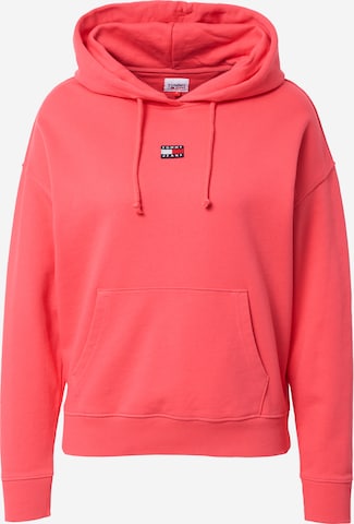 Felpa di Tommy Jeans in rosa: frontale