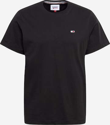 Coupe regular T-Shirt Tommy Jeans en noir : devant