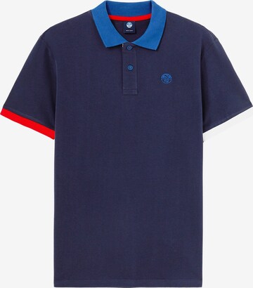 North Sails Polo mit Colour-Block in Blau: predná strana