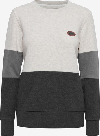 Oxmo Sweatshirt 'Trine' in Wit: voorkant