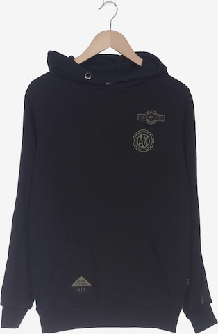 ARMANI EXCHANGE Kapuzenpullover M in Schwarz: Vorderseite