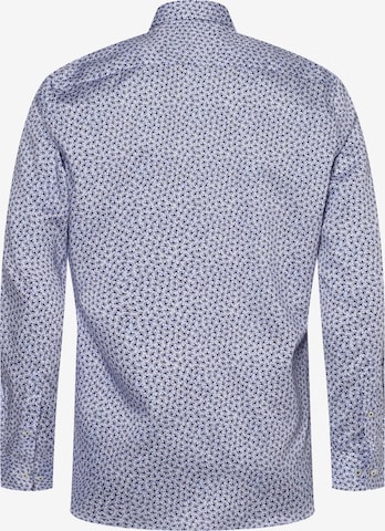 ETERNA Slim fit Button Up Shirt in Blue