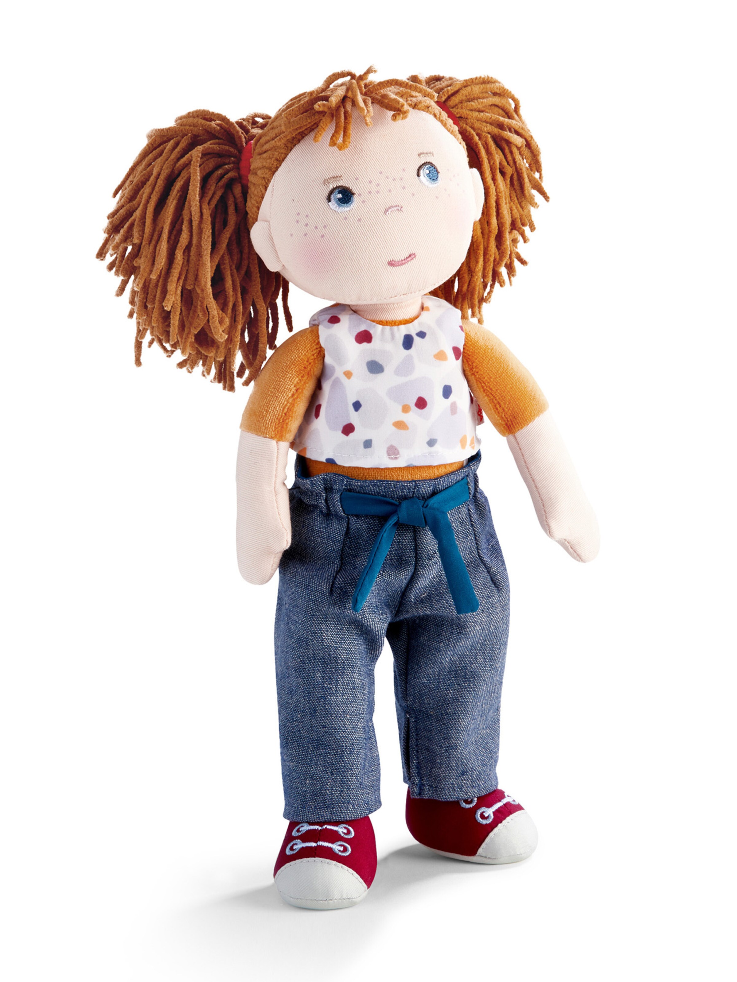 HABA Stuffed animals ' Puppe Malu ' in Mixed colors: front