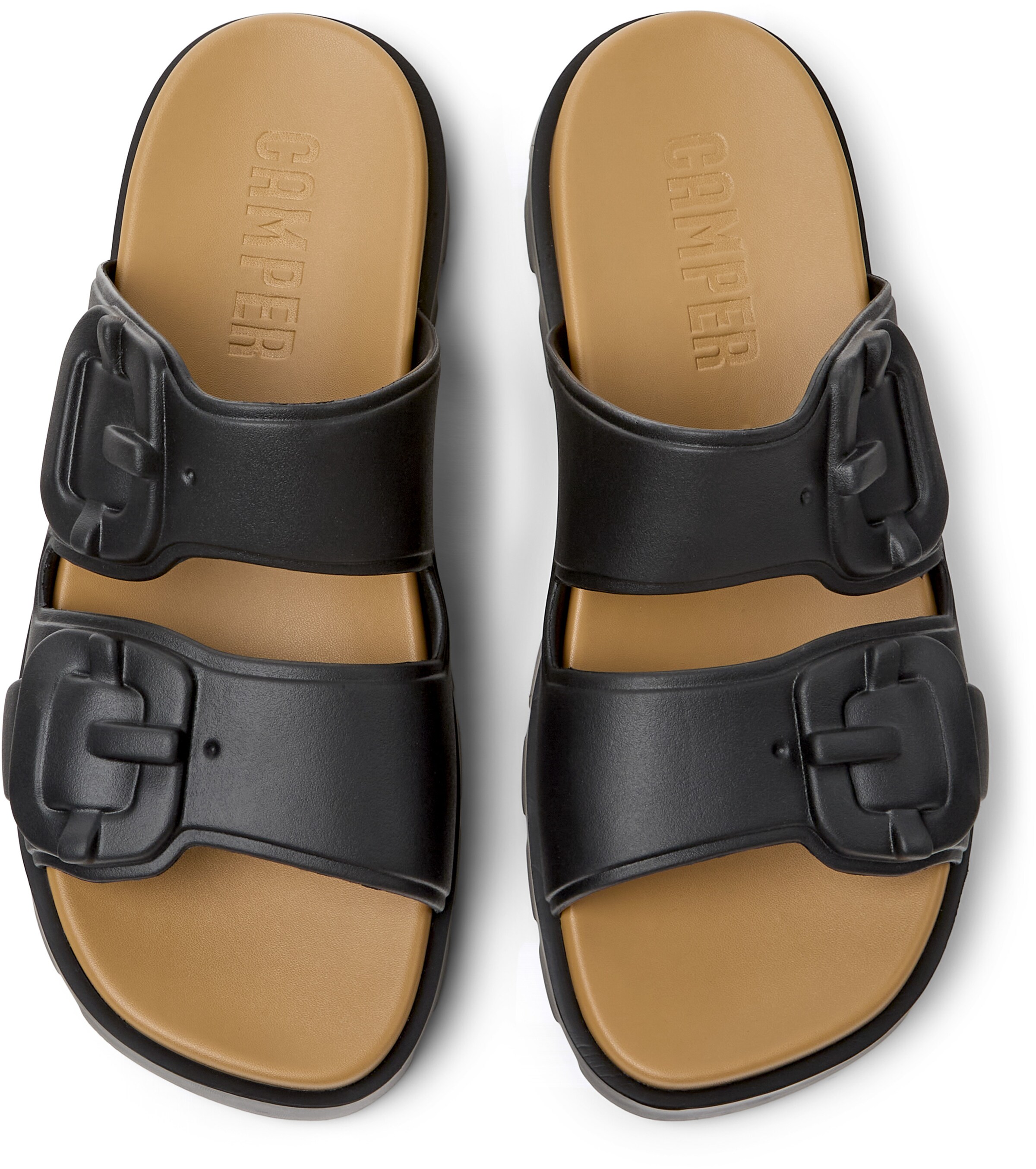 CAMPER Pantolette 'Brutus' in Schwarz