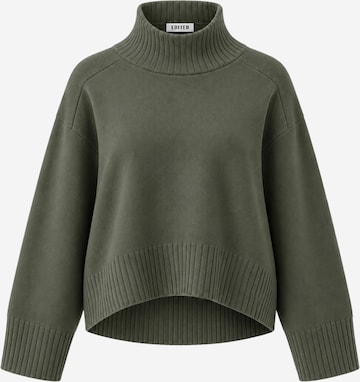 Pullover 'Kasha' di EDITED in verde: frontale
