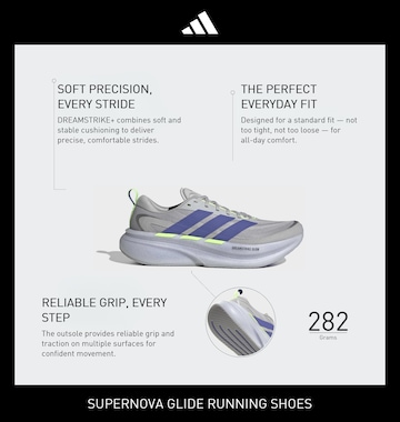 ADIDAS PERFORMANCE Running Shoes 'Supernova Glide' in Grey