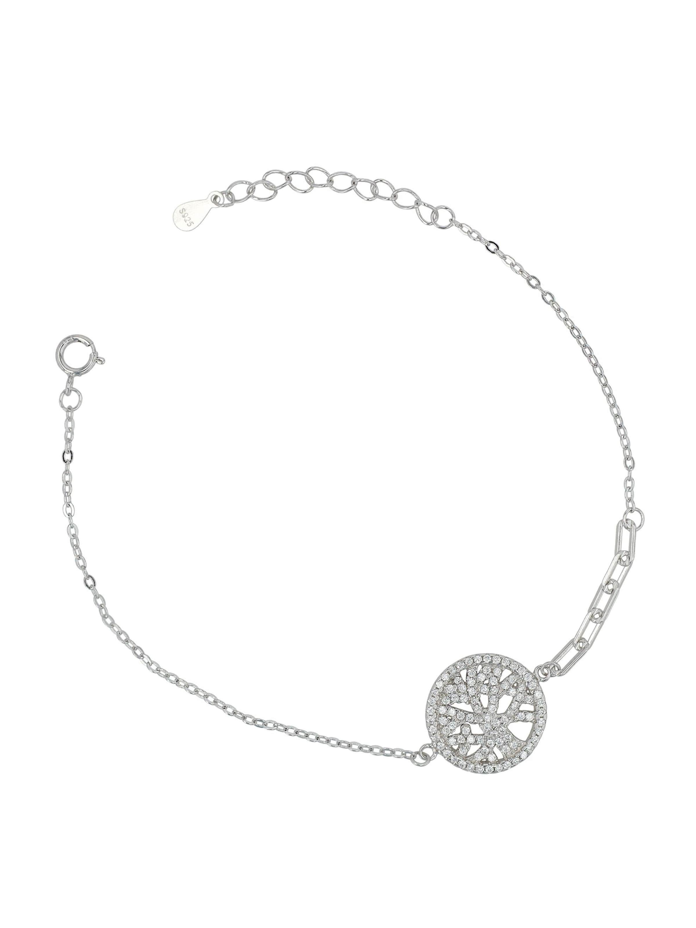 Akzent Bracelet 'Irie' in Silver