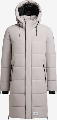 khujo Wintermantel 'Pike' in Grau: Vorderseite