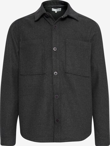 !Solid Regular fit Button Up Shirt 'Tam' in Grey: front