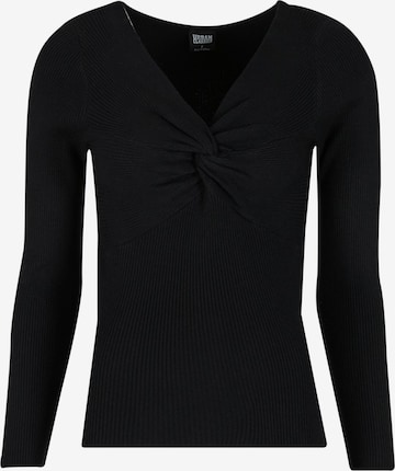 Urban Classics Trui in Zwart: voorkant