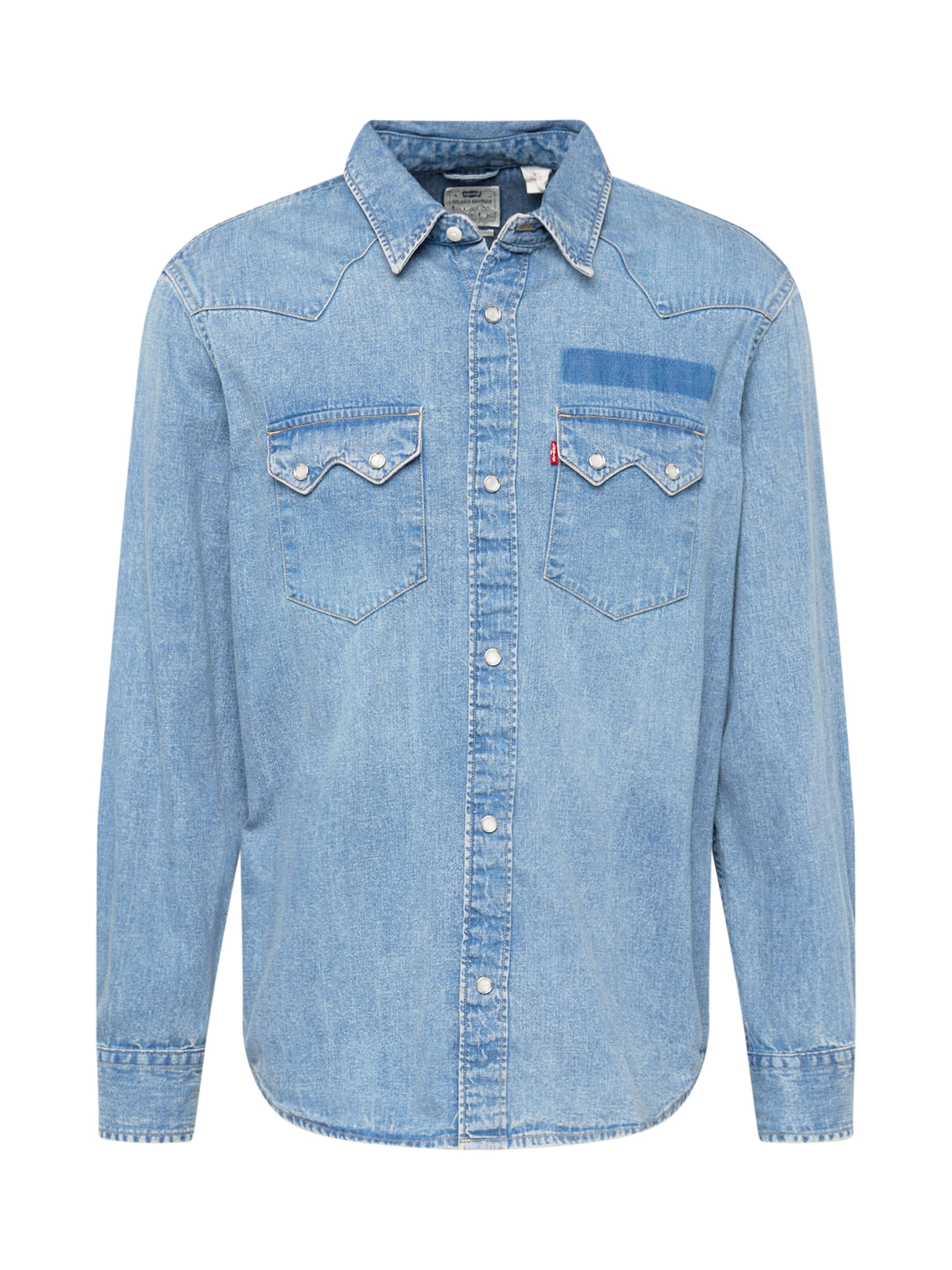 LEVI'S ® Comfort Fit Hemd in Blau: Vorderseite
