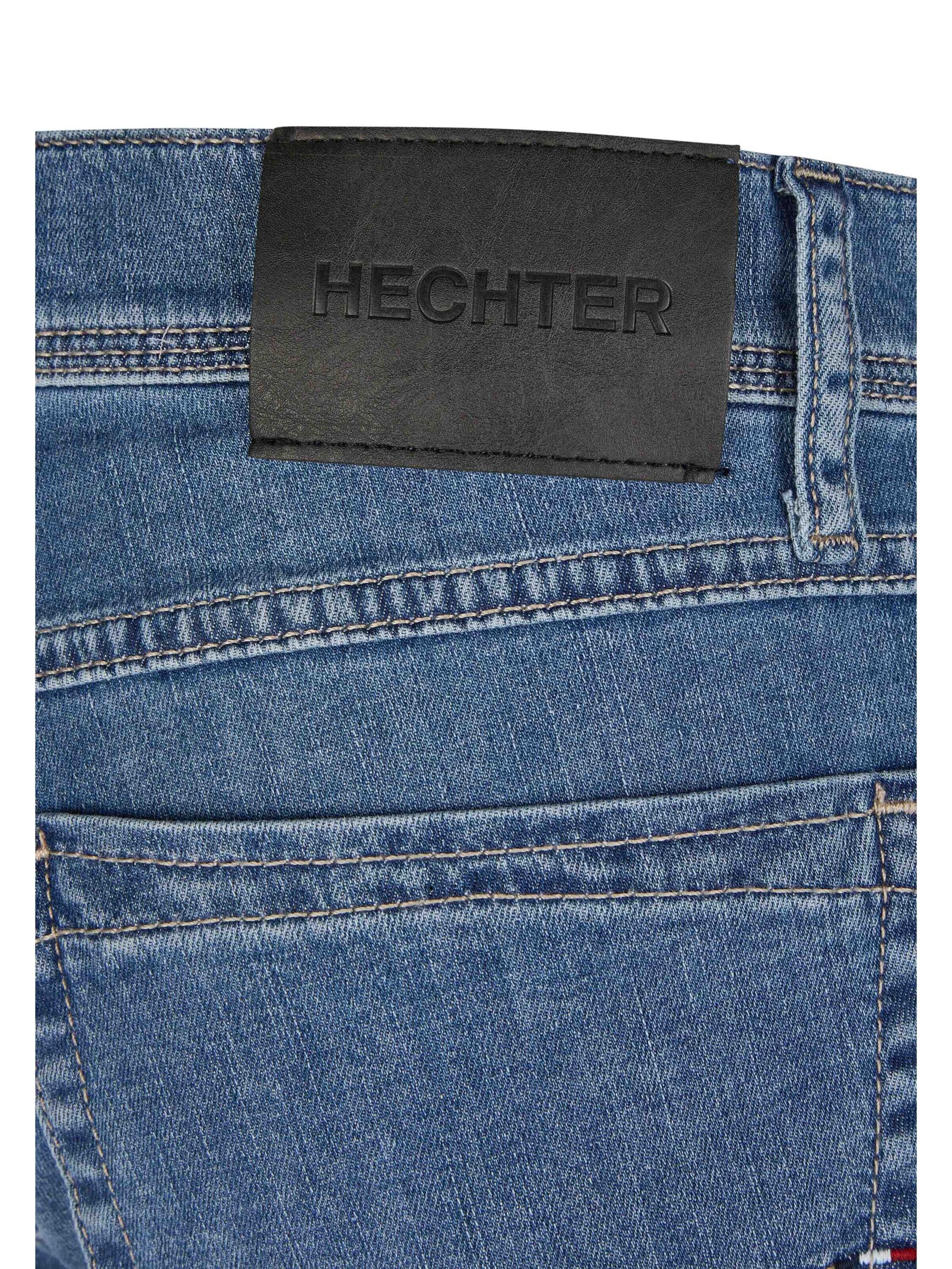 HECHTER PARIS Tapered Jeans in Blauw
