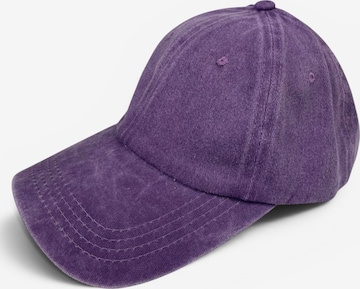 Kumixi Cap 'Vintage' in Lila: Vorderseite