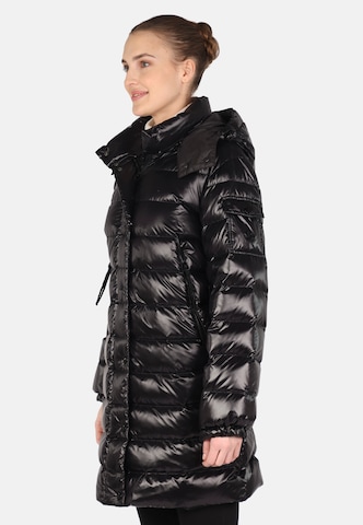 Fuchs Schmitt Between-Seasons Coat in Black: front