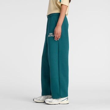 Baggy Pantalon de sport 'Trackside Fleece Barrel Pant' new balance en vert