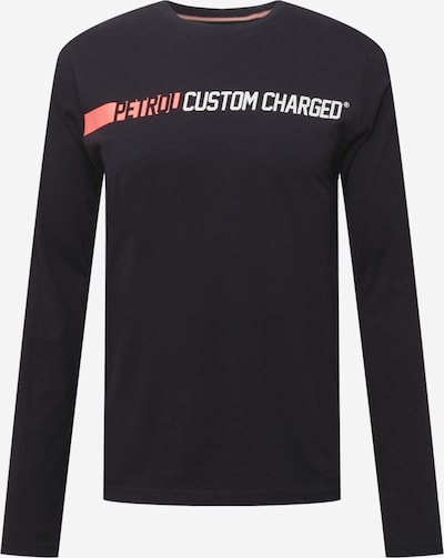 Tricou Petrol Industries pe bleumarin / roșu pepene / alb, Vizualizare produs
