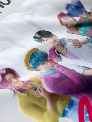 balta Next Marškinėliai 'KPOP Demon Hunters'