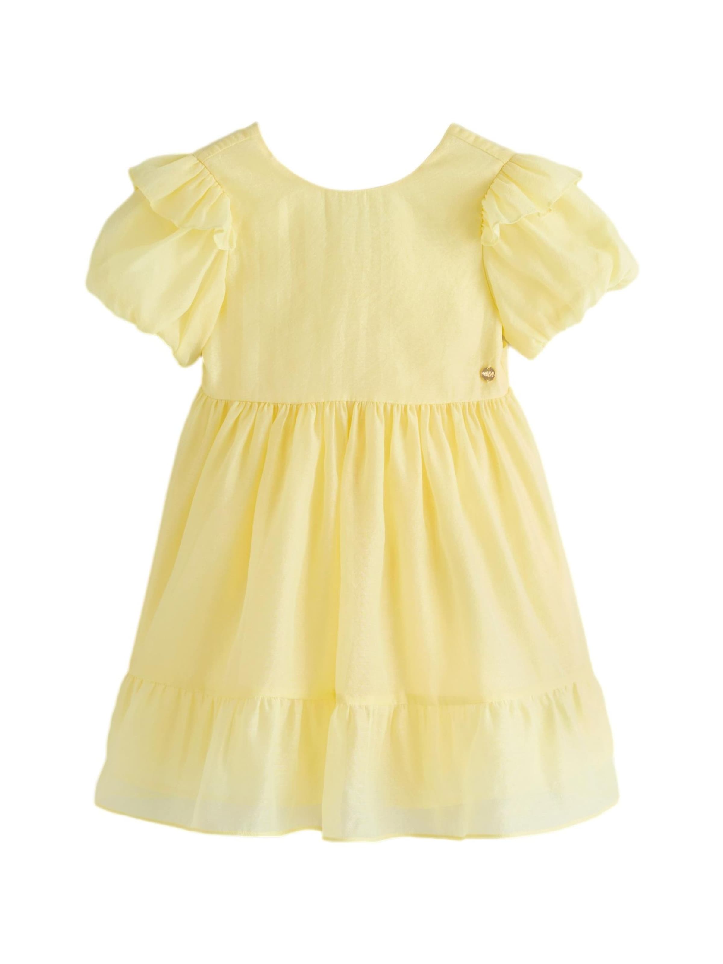 LAURA ASHLEY Dress in Yellow: front