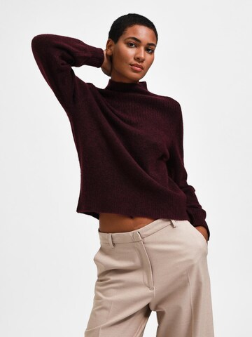 SELECTED FEMME Pullover in Lila