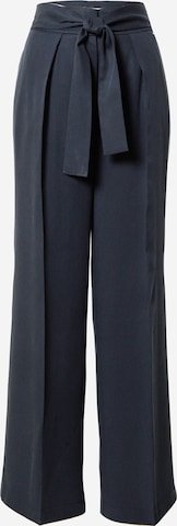 JOOP! Wide leg Pleat-front trousers in Blue: front