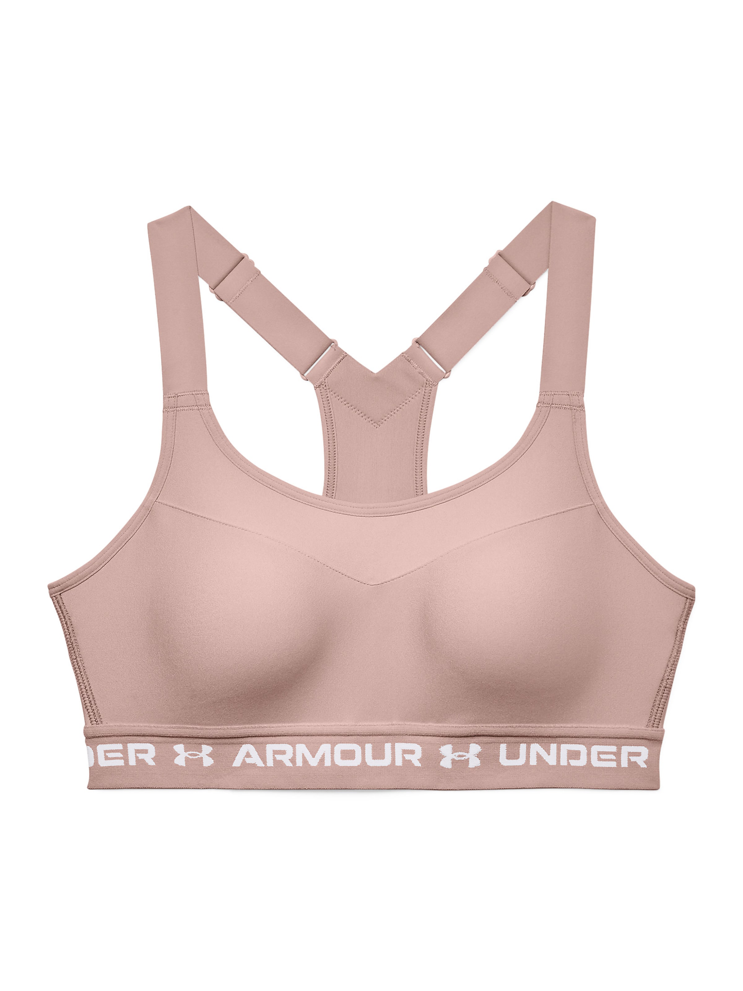 UNDER ARMOUR Bustier Sport-BH in Pink: Vorderseite