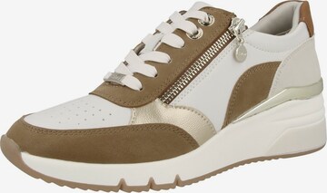 s.Oliver Sneakers laag in Beige: voorkant