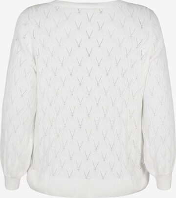 Zizzi Pullover 'MELSA' in Weiß