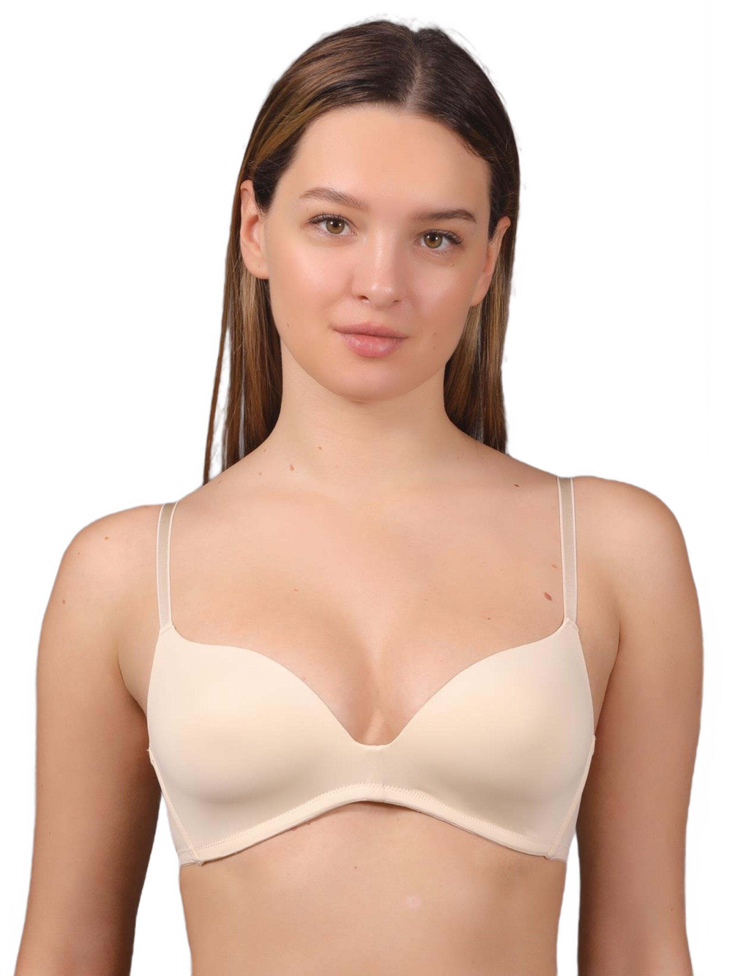 C&City T-Shirt BH in Beige: Vorderseite