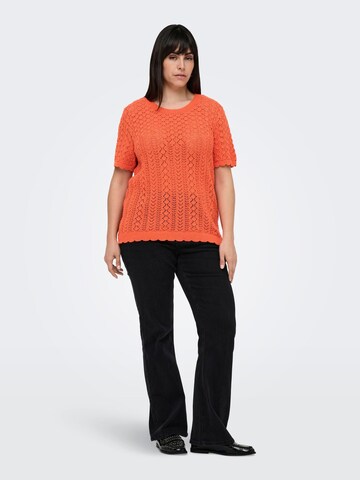 Pull-over 'CARSaga' ONLY Carmakoma en orange