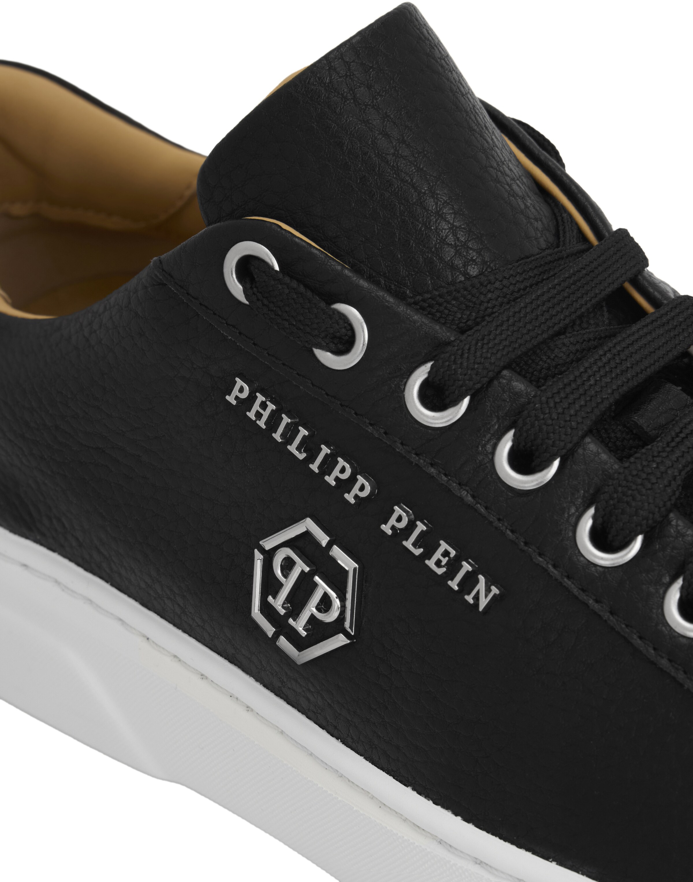 Baskets basses 'Hexagon' Philipp Plein en noir