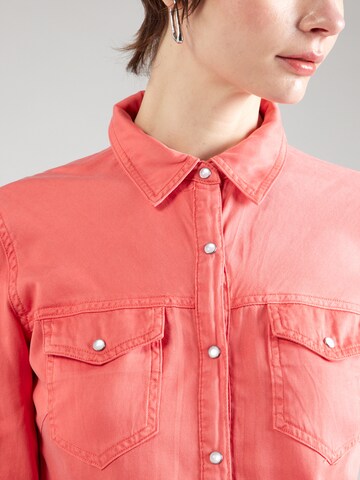 VILA Bluse 'VIBista' i orange