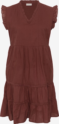 Kaffe Kleid 'Valerie' in Braun: Vorderseite