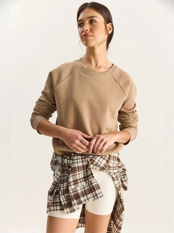 Bianco Lucci - Sweatshirt 'Sweatshirts' em bege