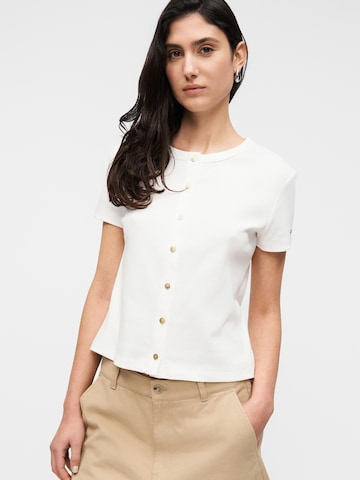 Cardigan TOMMY HILFIGER en blanc