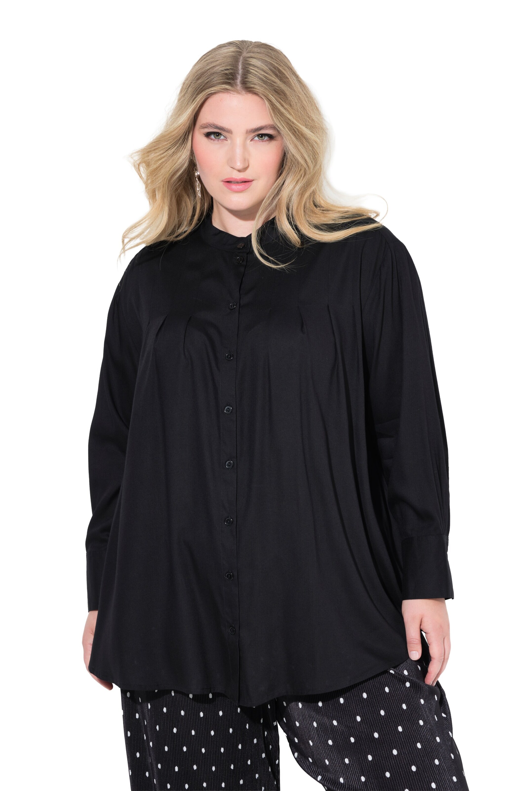 MIAMODA Blouse in Black: front