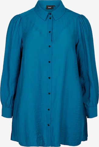 Zizzi Blouse in Blauw: voorkant