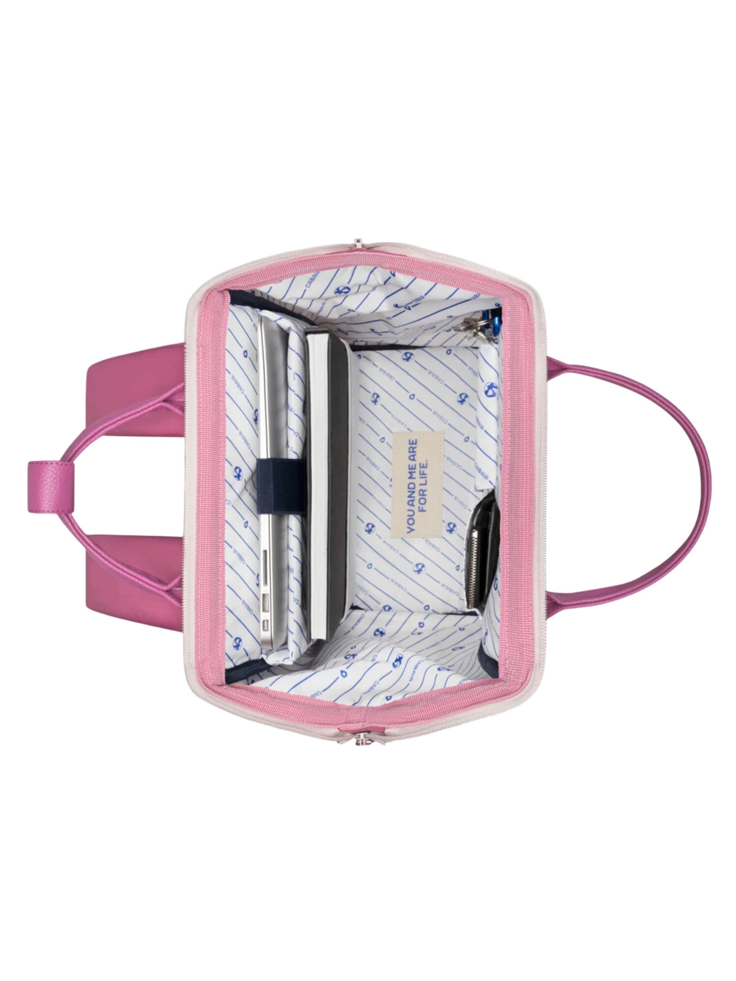 Cabaia Rucksack 'Braga M'‌‌‌‌‌‌‌‌ in Pink