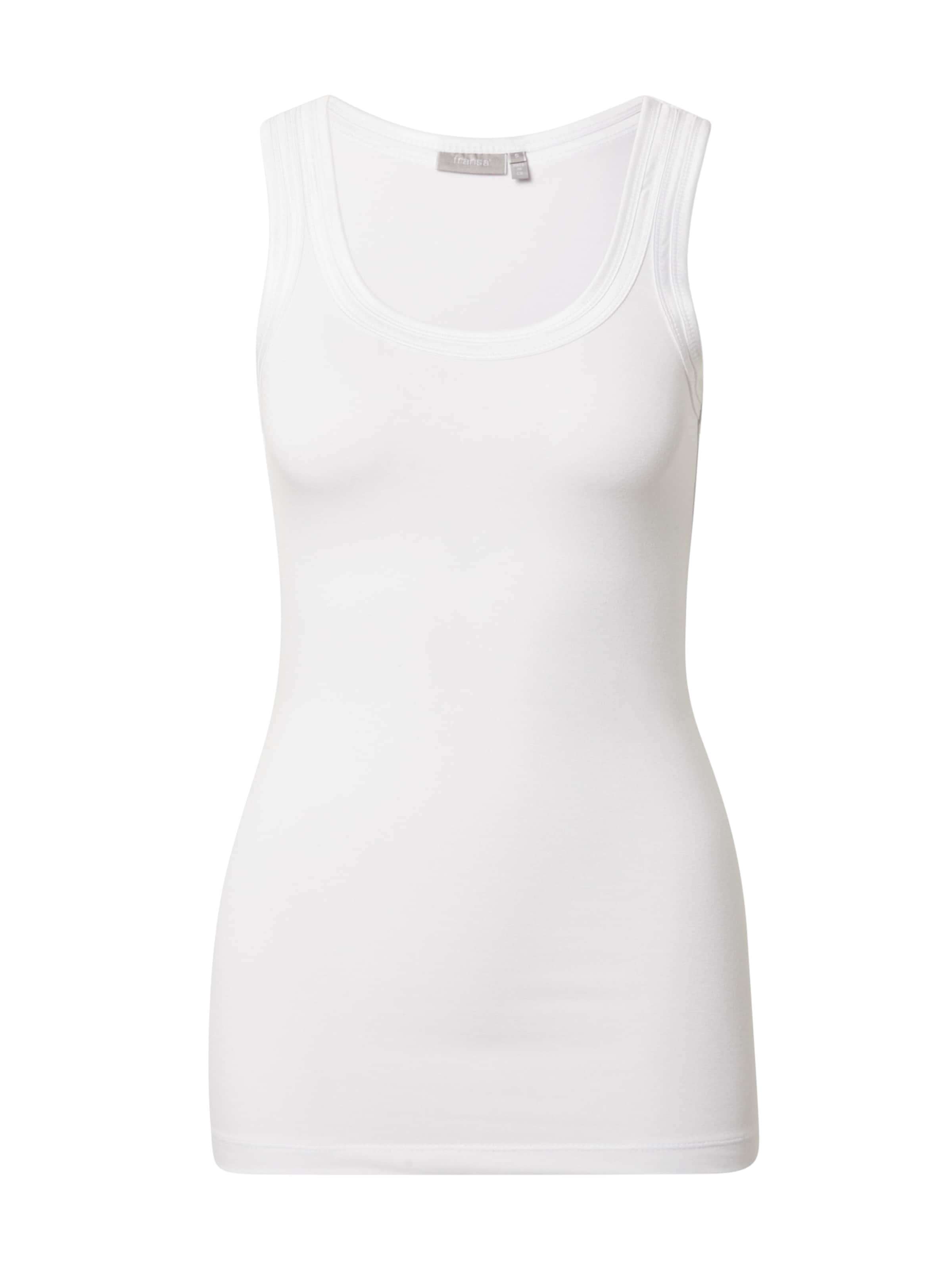 Fransa Топ 'Zulu' в Белый: спереди