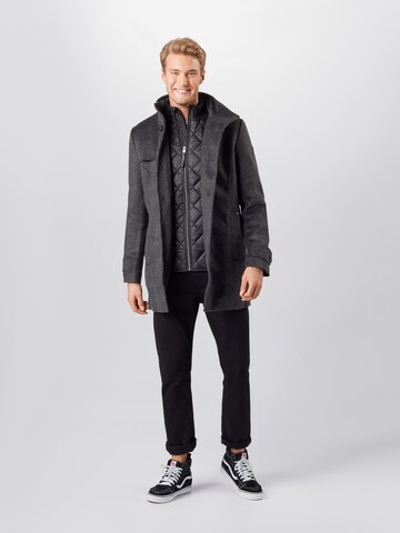 TOM TAILOR Regular fit Between-seasons coat in Grey