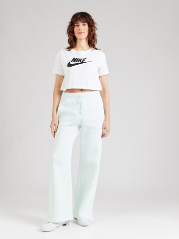 Wide leg Pantaloni 'PHNX FLC' de la Nike Sportswear pe verde