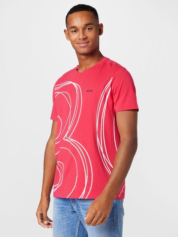 BOSS T-Shirt 'TEE 4' in Pink: predná strana